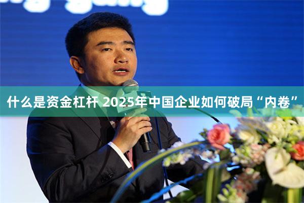 什么是资金杠杆 2025年中国企业如何破局“内卷”